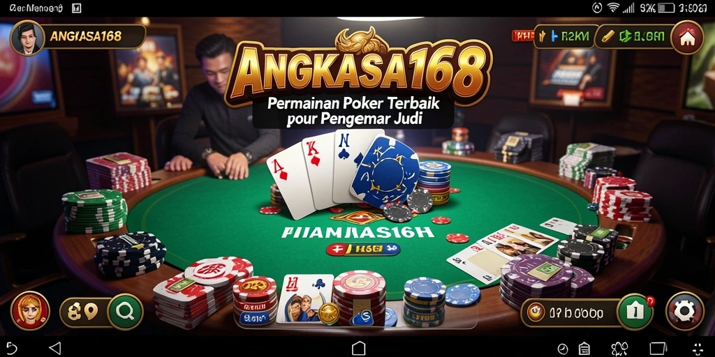 Gameplay poker mendebarkan di ANGKASA168 dengan pemain yang bersaing seru.