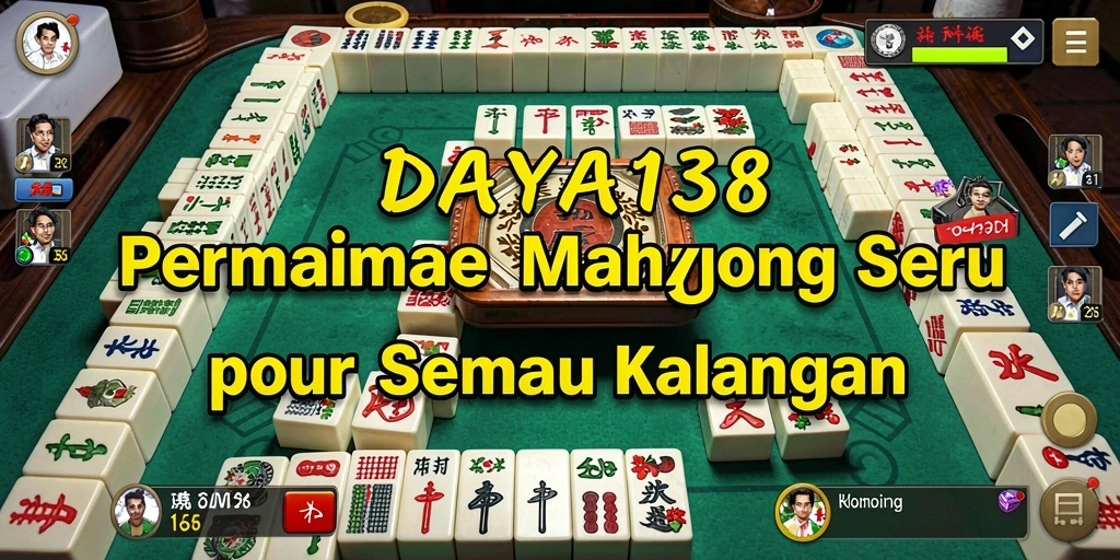 Tampilan gameplay Mahjong yang memukau dan interaktif.