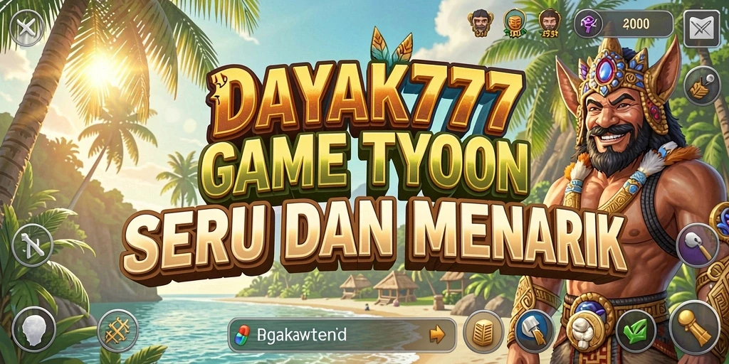 Screenshot utama menunjukkan gameplay seru dan menantang dari DAYAK777.