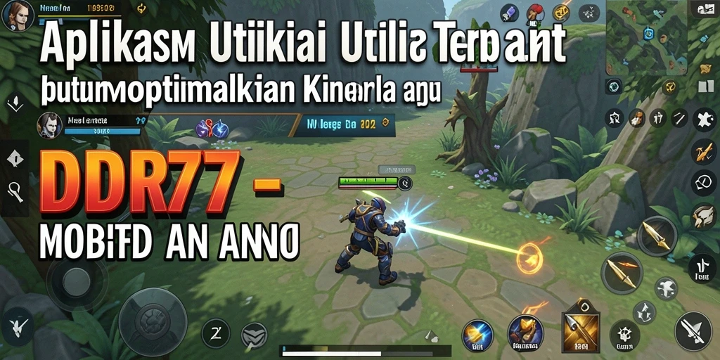 Tampilan antarmuka IDR77 saat mengoptimalkan perangkat Anda.