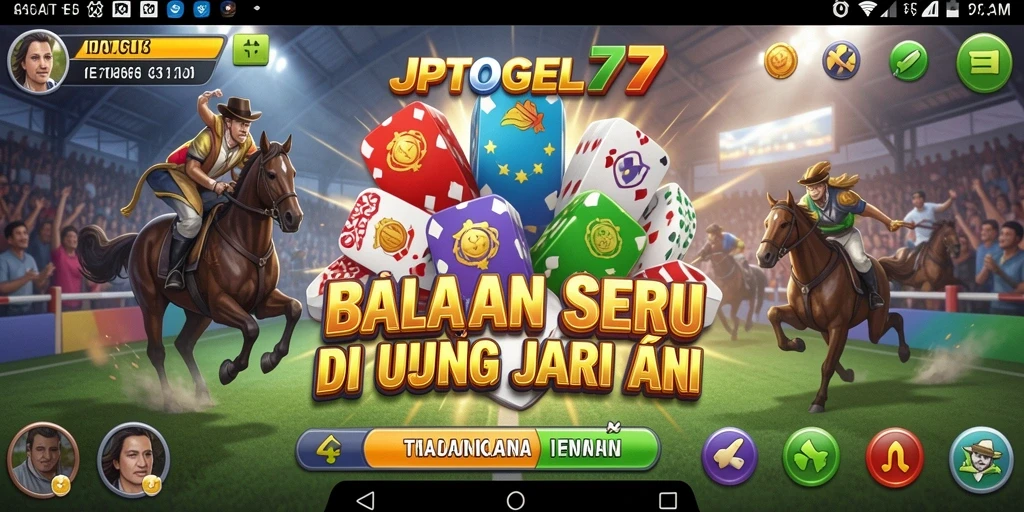 Gameplay balap seru dan menegangkan dalam JPTOGEL77