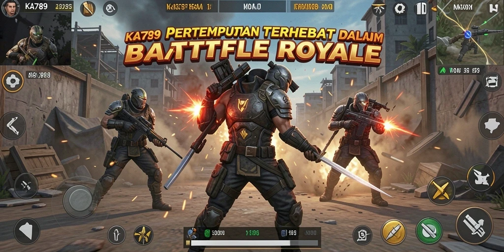 Tampilan gameplay intens yang penuh aksi dalam KA789.