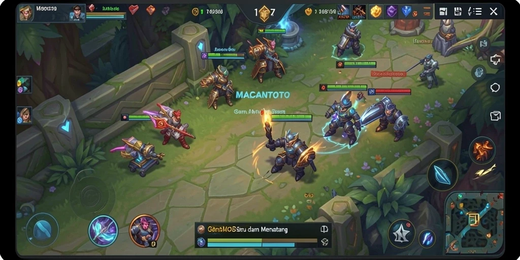 Tampilan epic gameplay dari <strong>MACANTOTO</strong> yang menegangkan.