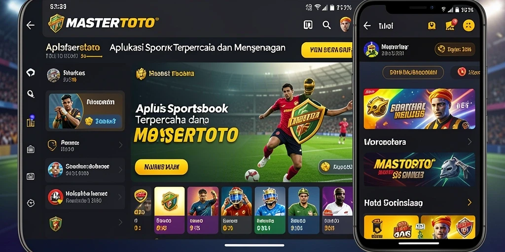 Tampilan gameplay MASTERTOTO dengan fitur sportsbook yang menarik.