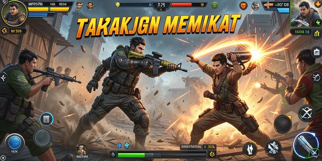 Gameplay seru MPO76 dengan aksi bertarung yang intens dan mendebarkan.