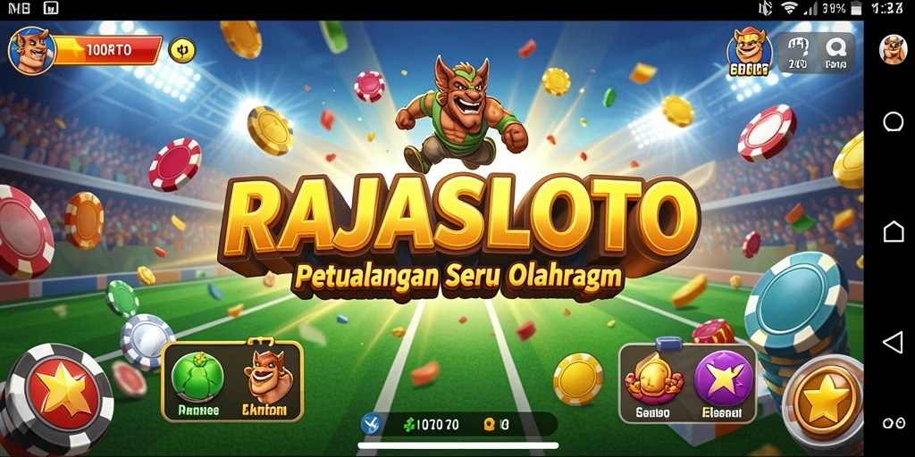 Tampilan menarik dari gameplay RAJASLOTO yang penuh aksi olahraga.