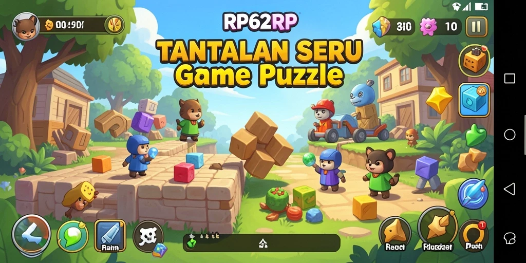 Screenshot RP62RP menampilkan gameplay Puzzle yang menarik dan menantang.